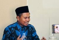 Intelektual muda Nahdlatul Ulama (NU), KH. Makmun Sukron, saat acara. (Foto Ist).