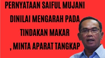 Sorotan DPP LIPPI: Pernyataan Saiful Mujani Dinilai Mengarah pada Tindakan Makar, Minta Aparat Tangkap
