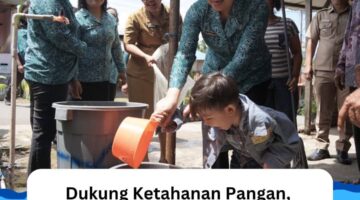 Dukung Ketahanan Pangan, TP PKK Karo Salurkan Bantuan Benih Ikan Lele di Desa Temburun