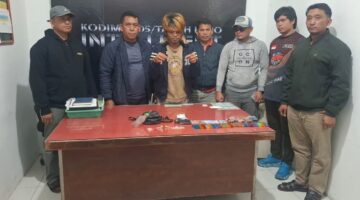 Pengedar sabu berinisial JZ Pangaribuan (41) berhasil dibekuk tim gabungan Intel Kodim 0205/TK, Intel Korem 023/KS, dan Intel Kodam I/BB di Desa Sumber Mufakat.