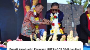 Bupati Karo Hadiri Perayaan HUT ke-105 GPdI dan Hari Pentakosta, Ajak Perkuat Kerukunan dan Kolaborasi Membangun Daerah
