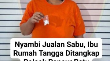 Nyambi Jualan Sabu, Seorang Ibu Rumah Tangga Ditangkap Polsek Pancur Batu