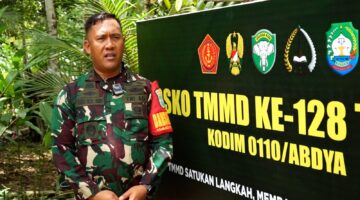 Dansatgas TMMD ke-128 Kodim 0110/Abdya
Letkol Inf Rana Mega Al-Amin, S.I.P.
