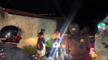 Tim LINGKABER Polres Karo Intensifkan Patroli Malam, Cegah 3C dan Tawuran Remaja