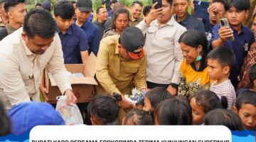Bupati Karo Bersama Forkopimda Terima Kunjungan Gubernur Sumatera Utara, Bahas Kesiapan Penanggulangan Erupsi Gunung Sinabung