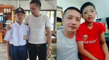 Keterangan : Almarhum Nizam dan Ayahnya Anwar