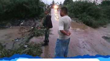 Kondisi Jalan Desa Sukatendel Pasca-Lahar Dingin Kembali Normal dan Bisa Dilalui